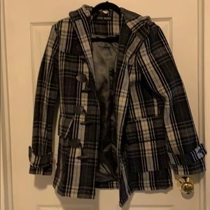 Steve Madden Plaid Coat